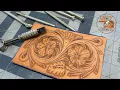 Beginner Leather Tools Only - Tooling a Floral Pattern