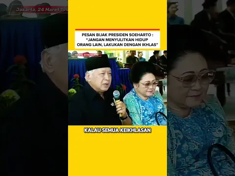 PESAN BIJAK PAK HARTO! #shorts #indonesia