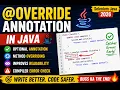 266 override annotation in Java Selenium Java 2026