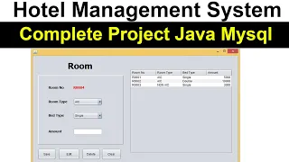 Complete Hotel Management System Java Swing Projects Full Tutorial with Source Code