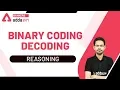 Binary Coding Decoding Reasoning Tricks for Bank RBI SBI IBPS Exams Preparation