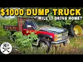 1000 Chevy Dump Truck REVIVAL Will it Run Drive Home