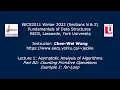 EECS2011 W22 - Lecture 1
