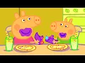 Peppa Pig Learns How to Make Lunch🍕Chocolate Cakes | Funny Colours | Full Episodes Cartoon | 20 Mins