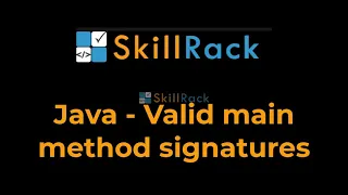 Java - Valid main method signatures in a program
