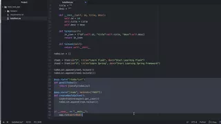 Python REST API Python flask todo list Lesson 5