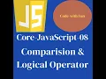 operator in javascript logical operator in react js comparision logical operator in javascript
