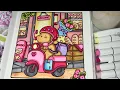 Cozy Cuties by Coco Wyo Color With Me Ohuhu Markers