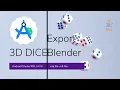 How to make 3D Dice in Android Studio XML JAVA Explanation obj file mlt file Export blender