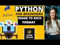 Covert any image into ASCII art - 2 lines of Python Code