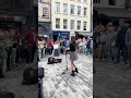 Lagu Shirina busking at Edinburgh Fringe Festival 💗