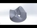 SolidWorks Tutorial How to Use Surfaces and Split Line to Create Complex Parts Part 1