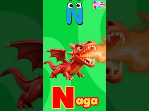 BELAJAR HURUF N Keira Charma Fun ♥ Learn Alphabet for kids #learnabc #preschoollearning
