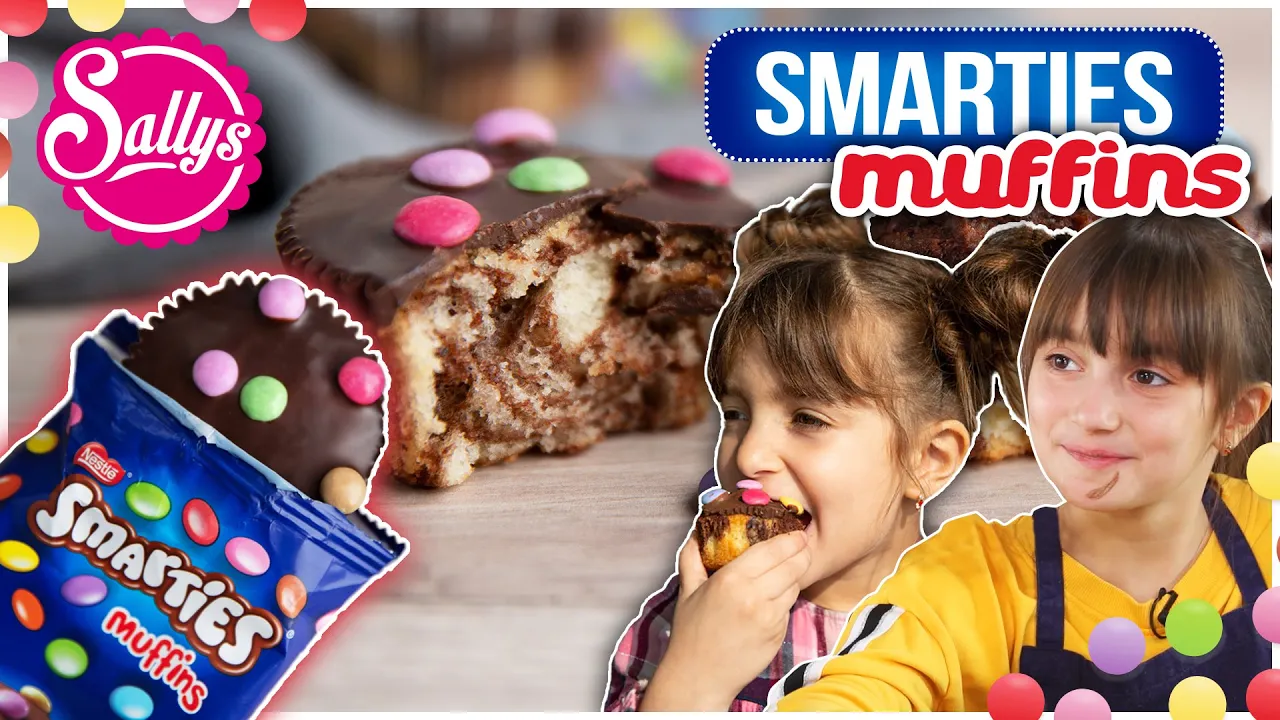 
          
          
          
            
            Smarties Muffins selbstgemacht mit den Kids / Marmorkuchen Muffins / Original trifft Sally
          
        . 