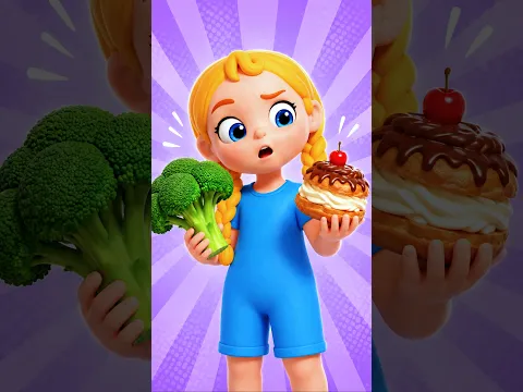 Sweet Treats or Healthy Food? 🥐🍎🦷 | Fun Kids Song by Doggy Doggy Cartoons