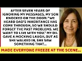 Download Lagu After seven years of ignoring my messages, my son knocked on the door  “We heard Dad’s inheritanc...
