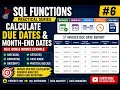 SQL Date Functions Explained with Real-World Example DATEADD EOMONTH DATEDIFF CASE WHEN