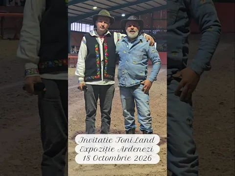 invitatie ToniLand Expoziție Cai Ardenezi  2026