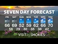 Gatlinburg and Pigeon Forge Weather for Weekend of December 10 2021