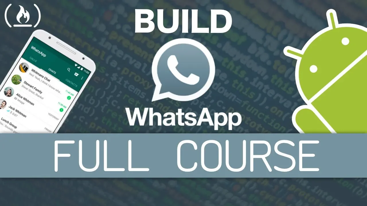 [100% Off] Native Android App Tutorial: WhatsApp Clone  Free  Course Coupon