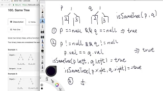 LeetCode Tutorial 100 Same Tree