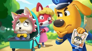 طفل مزيف كرتون اطفال رسوم متحركة للاطفال شرطة اطفال نقيب لابرادور بيبي باص BabyBus 