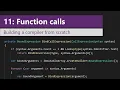 Episode 11 - Function calls