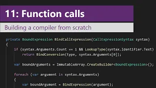 Episode 11 - Function calls