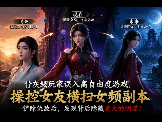 骨灰级玩家误入自由度MAX游戏!操控女友横扫女频副本,却发现背后隐藏惊天阴谋