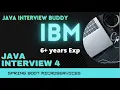 IBM real time java interview series Interview 20 java interview buddy