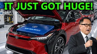 Toyota CEO Drops Bombshell NEW Solid-State Battery 1 000 Miles Range With 5-Minute Charging
