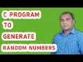 Generate RANDOM Numbers in a Given Range in C C Programming