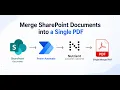 Merge Multiple SharePoint Documents into a Single PDF No Code