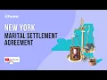 New York Marital Settlement Agreement - EXPLAINED