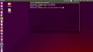 How to run python program using terminal