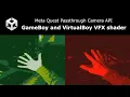 Meta Quest Passthrough Camera API - GameBoy and VirtualBoy VFX shader