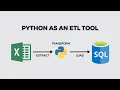 Python as an ETL tool