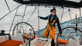 In 6 meters waves towards the Canary Islands. #58