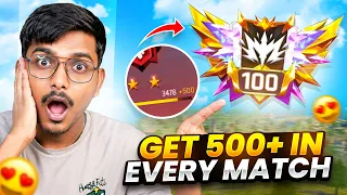 Get 500+ In Every BR Rank Match 🚀 | Secret Of Grandmaster Players 🔥 | New Strategy