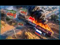 Download Lagu Ukraine Planted Mines on Railway – Flipped Russian Train – Then Blew Up 1000 Tons of Diesel