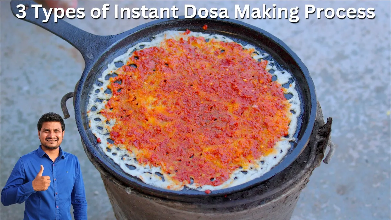 Morning Breakfast   Masala Dosa   Mysore Dosa   Indian Village Cooking