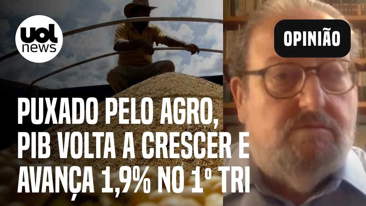 PIB volta a crescer e avança 1,9% no 1º tri; Kupfer: 'Ainda não pode ser colocado na conta de Lula'