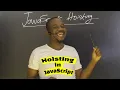 Hoisting in Javascript JS Tutorial MUST WATCH
