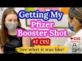GETTING MY PFIZER BOOSTER SHOT AT CVS IN THE US Tag Along See What The Process Was Like