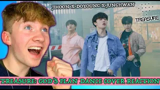 Download TREASURE - JIHOON x DOYOUNG x SO JUNG HWAN GOD'S PLAN DANCE PERFORMANCE REACTION MP3