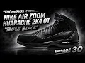 Nike Air Zoom Huarache 2K4 OT Triple Black Review TEQCopsKicks Episode 30