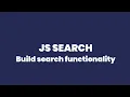 SEARCH FILTERS with JS Daily Codementor 7