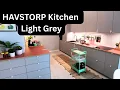 IKEA HAVSTORP Light Grey Terracotta Accents - Minimalist Scandinavian Kitchen