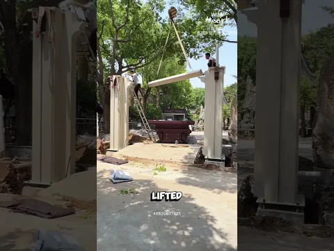 Building a Luxury Villa Entrance