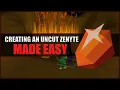 Quick Guide to Creating an Uncut Zenyte in OSRS